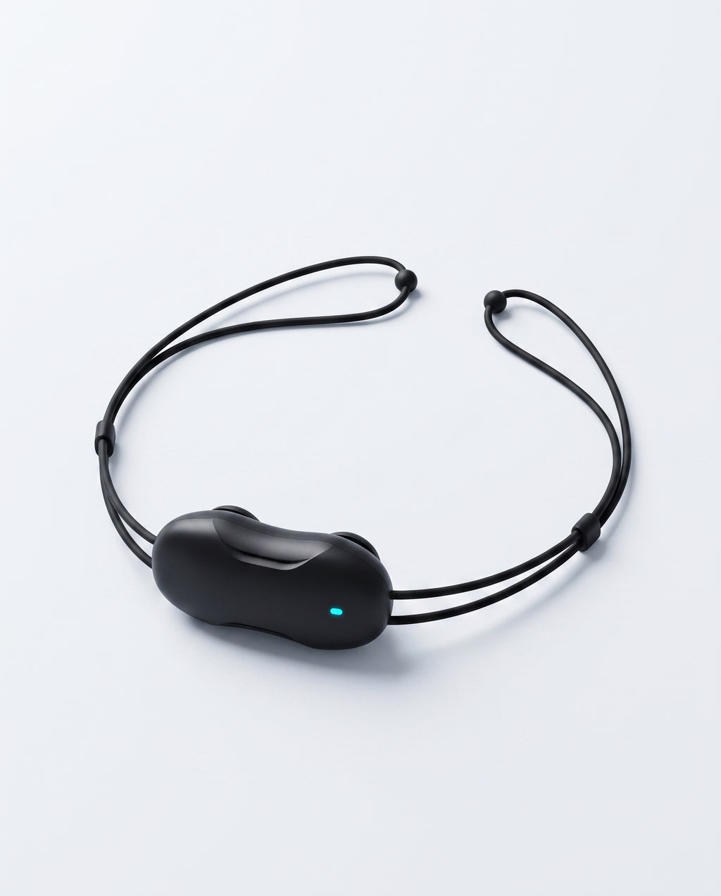 Snorly Pro, czarne urzadzenie z regulowana linka pod brode