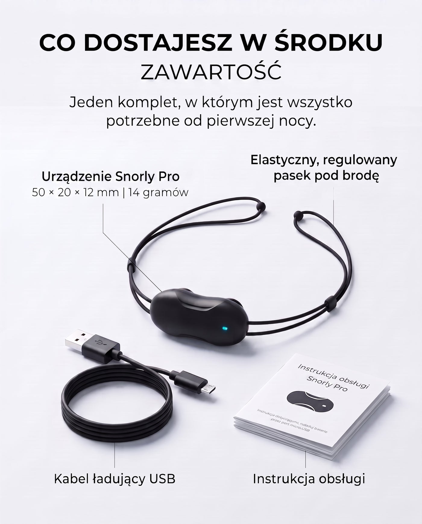Miejsce na zdjęcie: zawartość zestawu